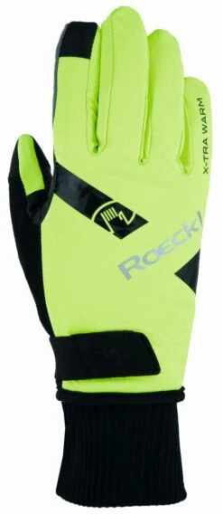 Roeckl Vaduz GTX Winter-Fahrradhandschuh - Neon Yellow