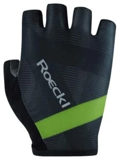 Roeckl Busano Fahrradhandschuh - Black-shadow/kiwi