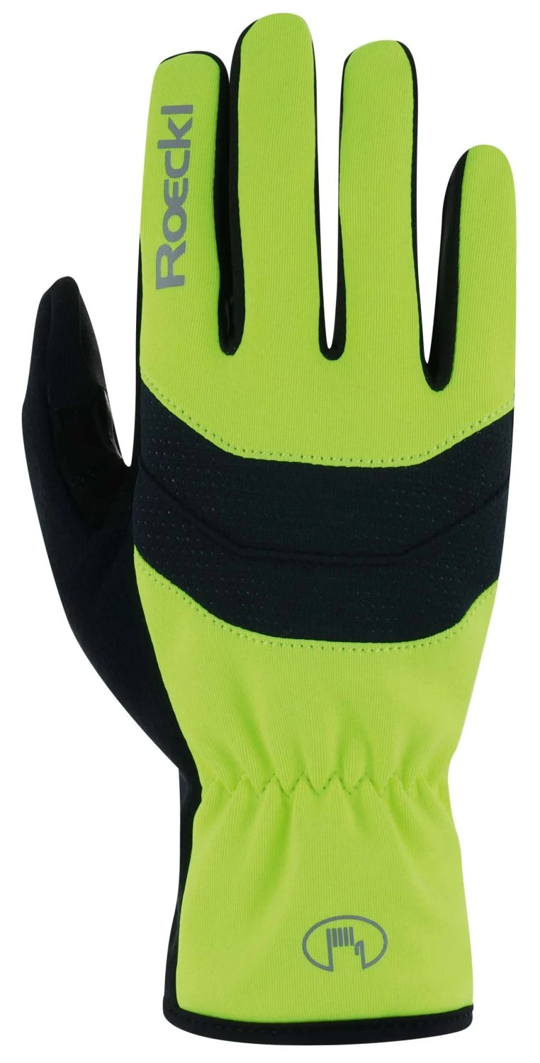 Roeckl Raiano Winter-Fahrradhandschuh - Black/fluo Yellow 1 Roeckl Raiano Winter-Fahrradhandschuh - Black/fluo Yellow