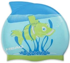 HEAD Meteor Kinder-Schwimmkappe - Royal Orange