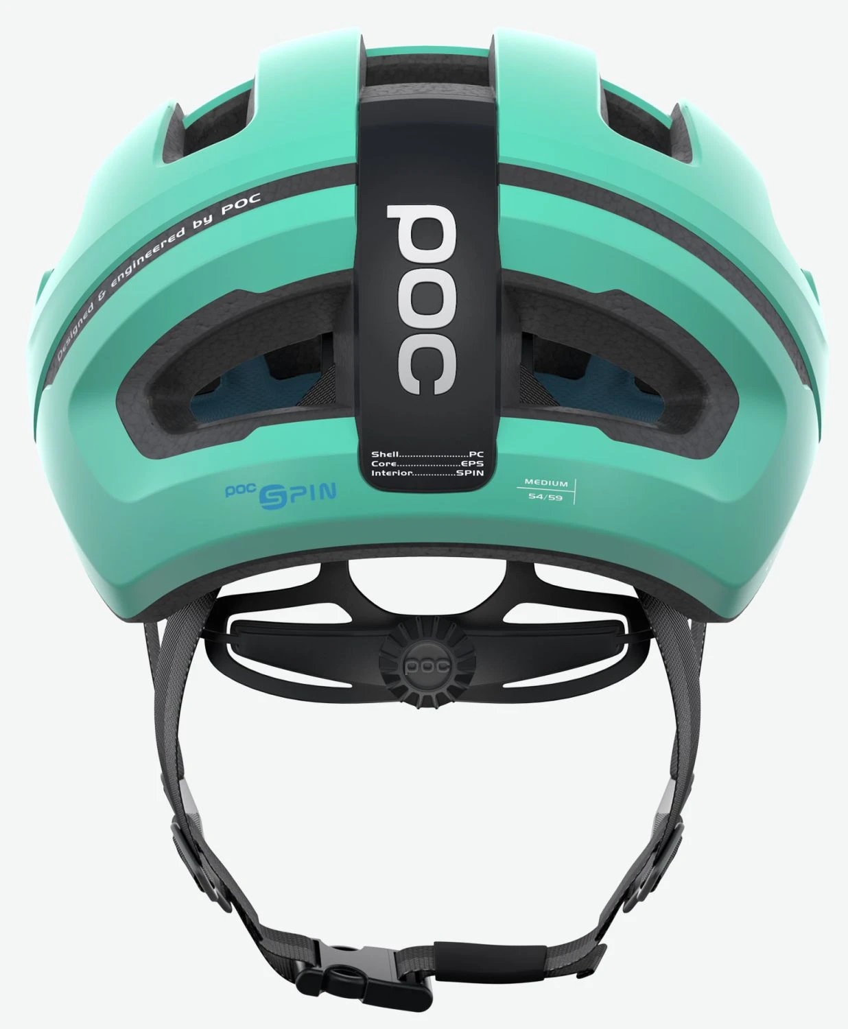 POC Omne Air Spin Rennradhelm - Fluorite Green Matt 4 POC Omne Air Spin Rennradhelm - Fluorite Green Matt – Bild 4