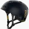POC Crane MIPS Fabio Ed. Fahrradhelm - Uranium Black Matt / Gold