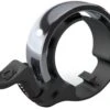 Knog Oi Classic Small Fahrradklingel, 22.2mm-black-silver Polished