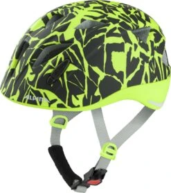 Alpina Ximo Kinder Fahrradhelm - Black-neon Sparkle Mat