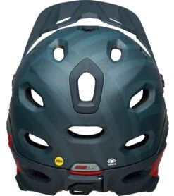 Bell Super DH Spherical MIPS Downhill-Helm - Prism Mat Blue/crims -Sport Gear Angebote Store 210178055 Bell Super DH Spherical mountain helmet prime matte blue crimson back