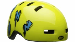 Bell Lil Ripper Kinder Fahrradhelm - Hi-viz/blue Bolt -Sport Gear Angebote Store 210208015 bell lil ripper youth helmet bolt gloss hi viz front right