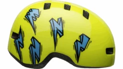 Bell Lil Ripper Kinder Fahrradhelm - Hi-viz/blue Bolt -Sport Gear Angebote Store 210208015 bell lil ripper youth helmet bolt gloss hi viz right