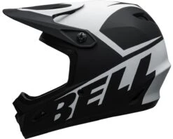 Bell Transfer BMX Downhill-Helm - Mat Black-white
