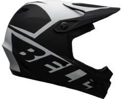 Bell Transfer BMX Downhill-Helm - Mat Black-white -Sport Gear Angebote Store 210217011 bell transfer full face helmet slice matte black white right