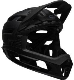 Bell Super Air R Spherical MIPS Downhill/BMX Race Helm- Mat/gloss Black -Sport Gear Angebote Store 210218001 bell super air r flex mips mountain helmet matte gloss black front right