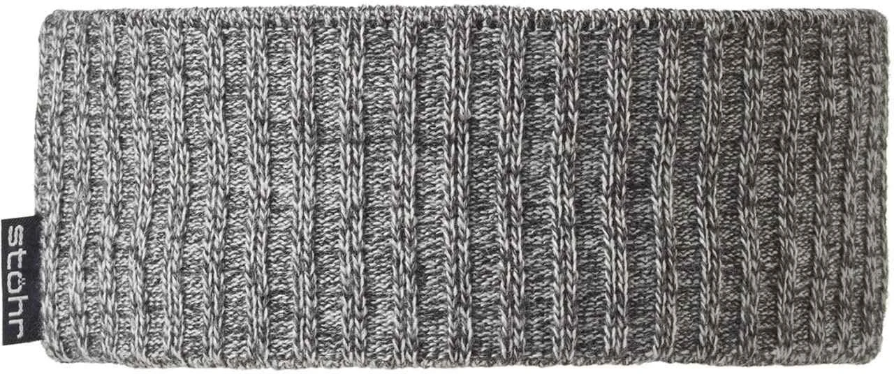 Stöhr Stirnband/Kopfband "Smal" - Grau/Weiß 1 Stöhr Stirnband/Kopfband "Smal" - Grau/Weiß