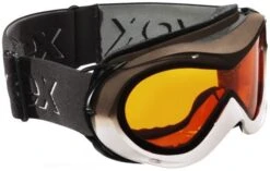 Uvex Hurricane Kinder-Skibrille - Choco Mat White