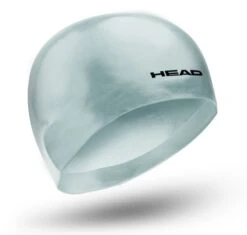 HEAD 3D SILICONE MOULDED Schwimmkappe Size L - Silver