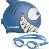 HEAD METEOR Schwimmbrille & Kappe Set - BL BL (Blue Blue)