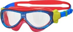 ZOGGS Phantom Kids Mask Schwimmbrille - Blue Red / Clear