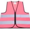 Filmer Kinder-Warnweste Mit Reißverschluss-Neon Pink/Größe M