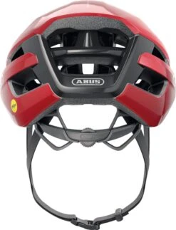 ABUS Powerdom Mips Rennradhelm - Blaze Red Shiny -Sport Gear Angebote Store 91965 POWERDOME MIPS BLAZE RED REAR CMYK