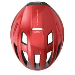 ABUS Powerdom Mips Rennradhelm - Blaze Red Shiny -Sport Gear Angebote Store 91965 POWERDOME MIPS BLAZE RED TOP CMYK