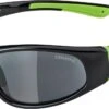 Alpina Flexxy Junior Kindersonnenbrille - Black-green Gloss