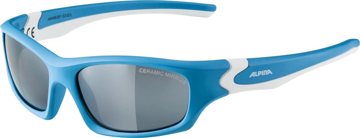 Alpina Flexxy Teen Kindersonnenbrille - Cyan-white Matt 1 Alpina Flexxy Teen Kindersonnenbrille - Cyan-white Matt