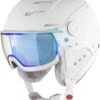 Alpina Jump 2.0 VM Visier Skihelm - White-white Mat