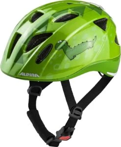 Alpina Ximo Flash Kinder Fahrradhelm - Green Dino