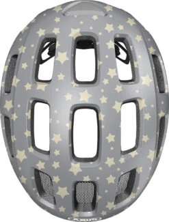ABUS Youn-I 2.0 Junior-Fahrradhelm - Grey Star -Sport Gear Angebote Store Abus Youn I 2 0 Kinderfahrradhelm grey star 4