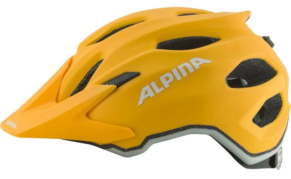 Alpina Carapax Jr. Fahrradhelm - Burned-yellow-matt 2 Alpina Carapax Jr. Fahrradhelm - Burned-yellow-matt – Bild 2