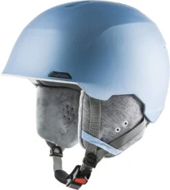 Alpina Albona Skihelm - Skyblue White Mat