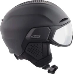 Alpina ALTO V Visier Skihelm - Black Mat 6 Alpina ALTO V Visier Skihelm - Black Mat -Sport Gear Angebote Store Alpina Alto V Visier Skihelm selbsttoenendes Visier photochromatic variomatik black mat 3