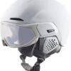 Alpina ALTO V Visier Skihelm - White Mat