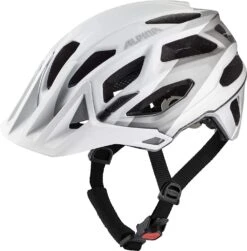 Alpina Garbanzo Mountainbike Helm - White Grey Mat