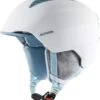 Alpina Grand Jr Skihelm-white-skyblue Matt