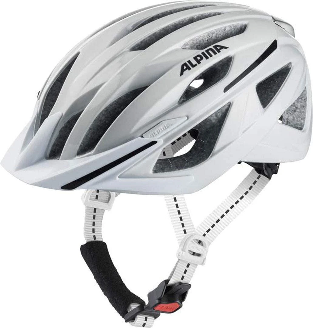 Alpina Haga Fahrradhelm - White Gloss 1 Alpina Haga Fahrradhelm - White Gloss