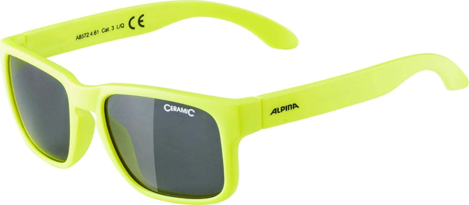 Alpina Mitzo Kinder-Sonnenbrille - Neon Yellow Matt 1 Alpina Mitzo Kinder-Sonnenbrille - Neon Yellow Matt