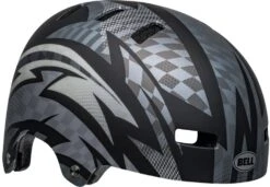 Bell Local Skaterhelm & Fahrradhelm-matte Black Grey Psycho