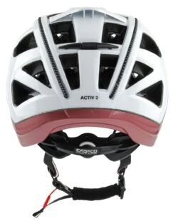 CASCO Activ 2 Fahrradhelm - Weiss Englisch Rose -Sport Gear Angebote Store CASCO ACTIV2 White EnglishRose shiny back rgb 300dpi 04 0871