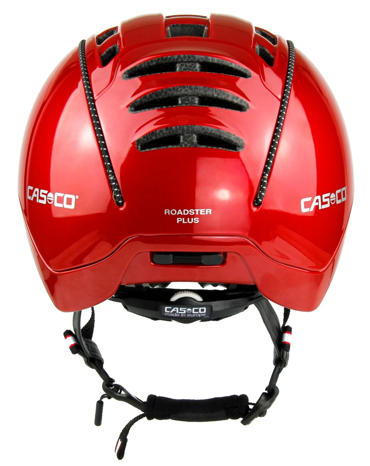 CASCO Roadster Plus Visier Fahrradhelm - Rot Glanz 4 CASCO Roadster Plus Visier Fahrradhelm - Rot Glanz – Bild 4