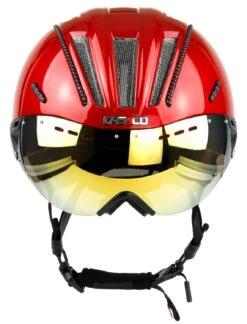 CASCO Roadster Plus Visier Fahrradhelm - Rot Glanz 6 CASCO Roadster Plus Visier Fahrradhelm - Rot Glanz -Sport Gear Angebote Store CASCO ROADster Plus Glossy Red Visor Sunset front rgb 04 3628