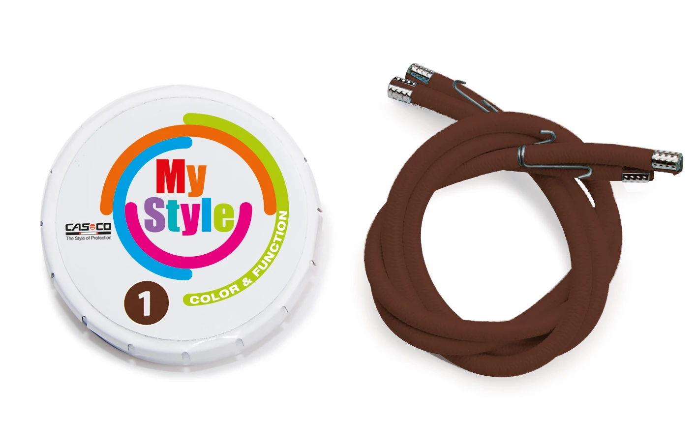 MyStyle Streifen Für Casco Fahrradhelm/Reithelm-Braun/Reflektor 1 MyStyle Streifen Für Casco Fahrradhelm/Reithelm-Braun/Reflektor