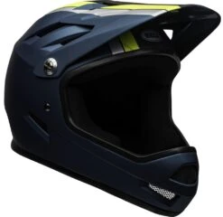 Bell Sanction BMX Downhill-Helm - Matte Blue/hi-viz -Sport Gear Angebote Store Downhill BMX Helm210203017 bell sanction full face helmet agility matte blue hi viz 2