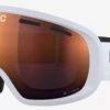 POC Fovea Clarity Skibrille - Hydrogen White/Spektris Orange