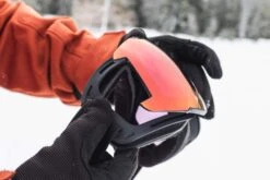 HEAD MAGNIFY 5K Skibrille - Blue Orange -Sport Gear Angebote Store HEAD Magnify Skibrille mit Magnet Wechselscheibe black red 4 2