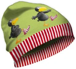 HAD Printed Fleece Beanie Kids - Kleiner Rabe Socke