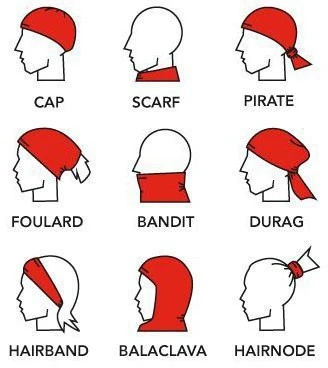 HAD Originals Schlauchtuch - Bike Black 2 HAD Originals Schlauchtuch - Bike Black – Bild 2