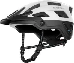 SENA M1 Smarter Fahrradhelm - Matt White