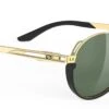Rudy Project Skytrail Piloten-Sonnenbrille - Ligth Gold Shiny / Green