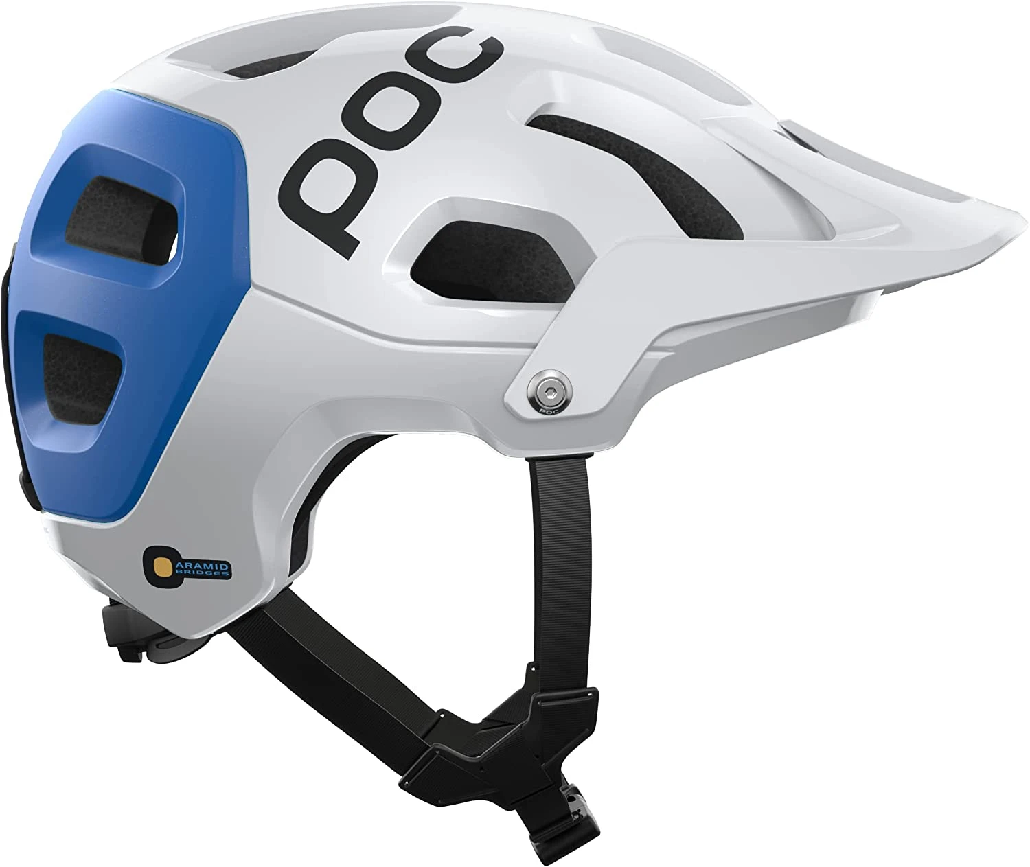 POC Tectal Race MIPS Mountainbike-Helm - Hydrogen White/Opal Blue Metallic/Matt 3 POC Tectal Race MIPS Mountainbike-Helm - Hydrogen White/Opal Blue Metallic/Matt – Bild 3