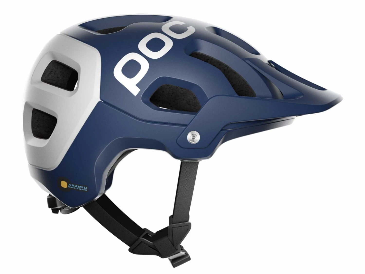 POC Tectal Race Spin Mountainbike-Helm - Lead Blue/Hydrogen White Matt 4 POC Tectal Race Spin Mountainbike-Helm - Lead Blue/Hydrogen White Matt – Bild 4