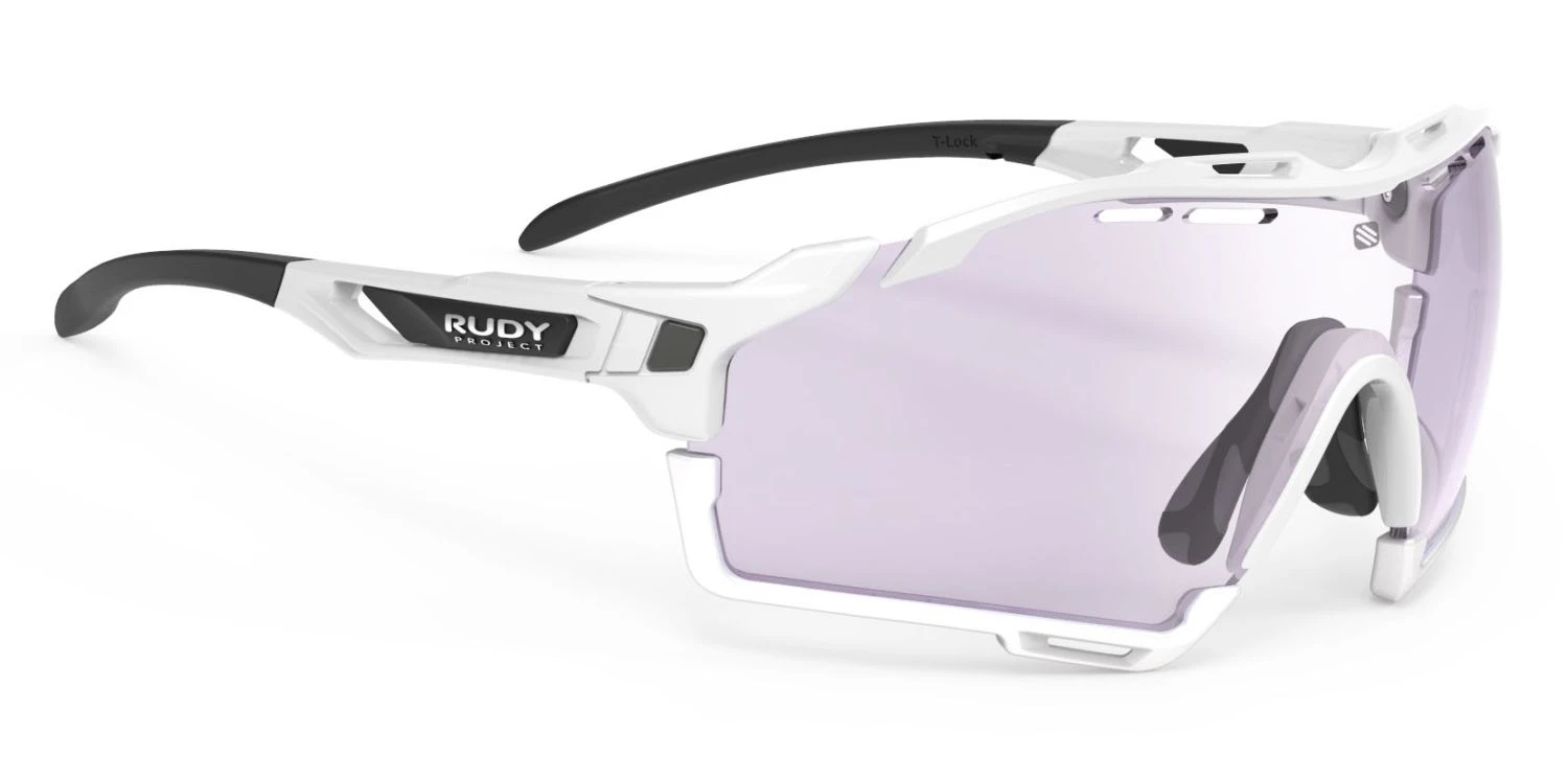 Rudy Project Cutline Sportbrille Golfbrille - White Gloss/ImpactX Photochromic 1 Rudy Project Cutline Sportbrille Golfbrille - White Gloss/ImpactX Photochromic